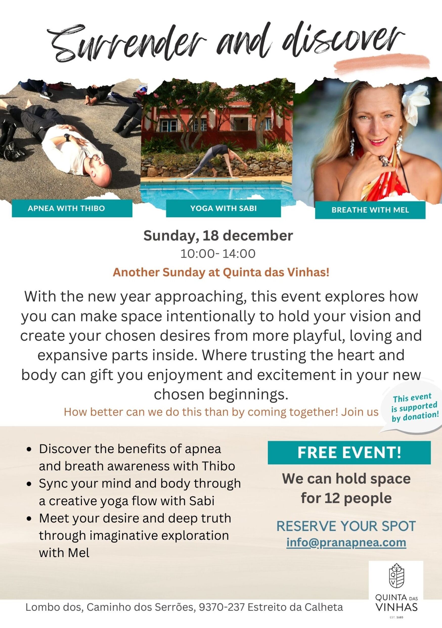 Surrender and Discover